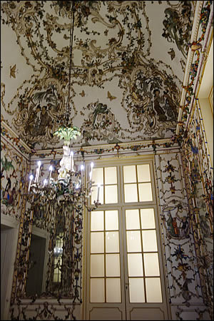 Salon de porcelaine du musée du Capodimonte