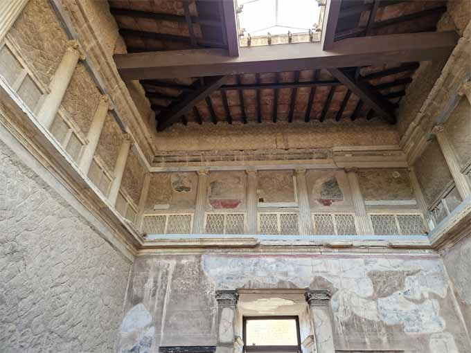 La maison Samnite à Herculanum La maison Samnite à Herculanum