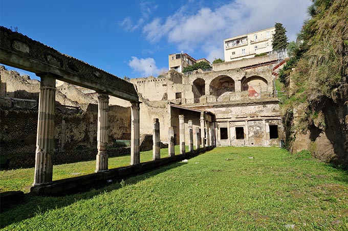 La palestre d'Herculanum La palestre d'Herculanum