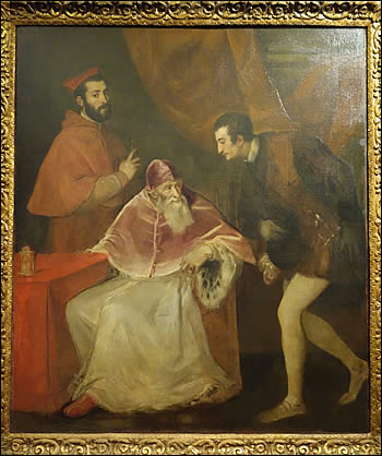 Paul III et ses neveux du Titien